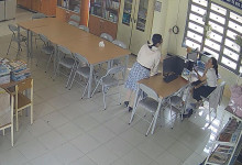 Let's watch the teacher dipping shoeplay in her office 13