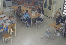 Let's watch the teacher dipping shoeplay in her office 35