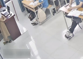 Why are her heels black 2?