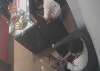  Let's taste her cute feet in black nylons