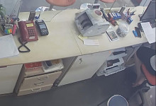 The jewelry store hostess in white dress great dipping shoeplay 11