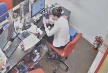 Let's taste her black nylon sole