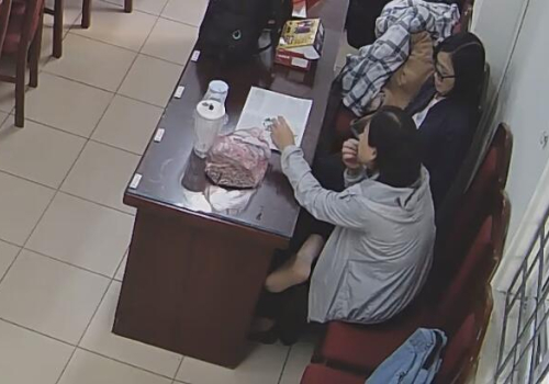 The teacher dangling and shoeplay after class in her office 51