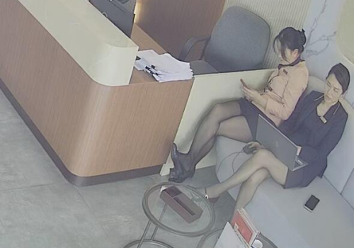 The jewelry store girls in black nylon dangling shoeplay daily show 36